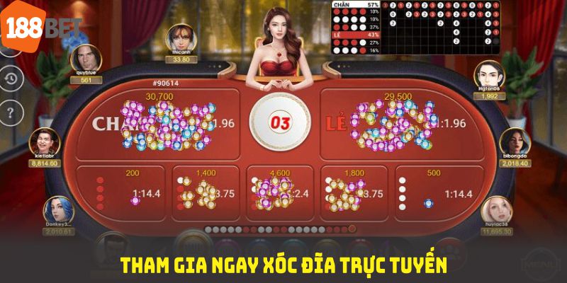 Tham gia ngay xóc đĩa trực tuyến để trải nghiệm niềm vui