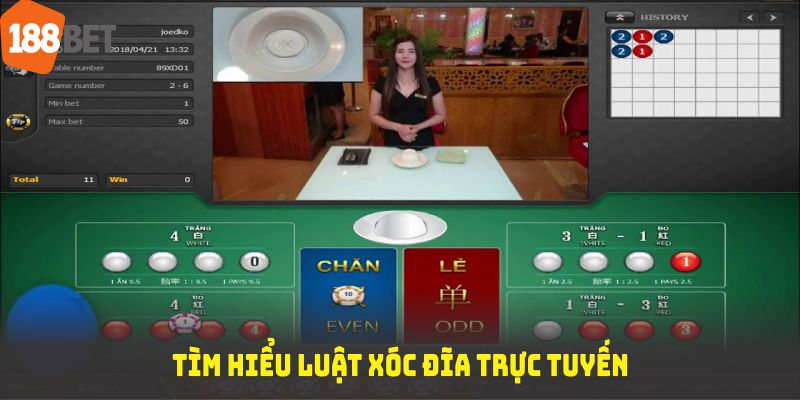 Tìm hiểu luật xóc đĩa trực tuyến tại sân chơi 188BET